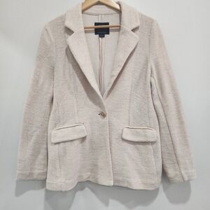 SANCTUARY ANTHROPOLOGIE  Knit Blazer, Beige, Size M